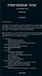 Mobile Screenshot of interstellar-war.com